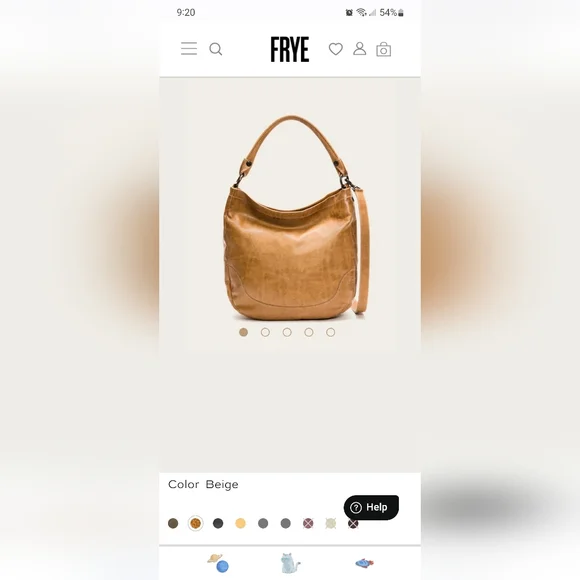 Frye Melissa Hobo Zip Shoulder Bag - Picture 15 of 16